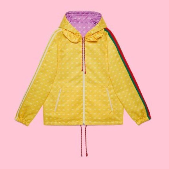 NWOT GUCCI x ADIDAS REVERSIBLE JACKET IN PURPLE - Picture 5 of 13